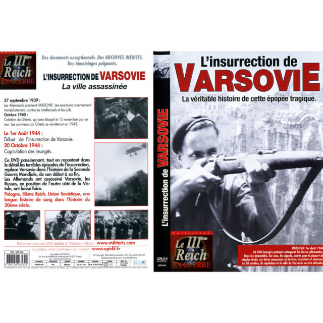 L'INSURRECTION DE VARSOVIE - La véritable histoire de cette épopée tragique - DVD