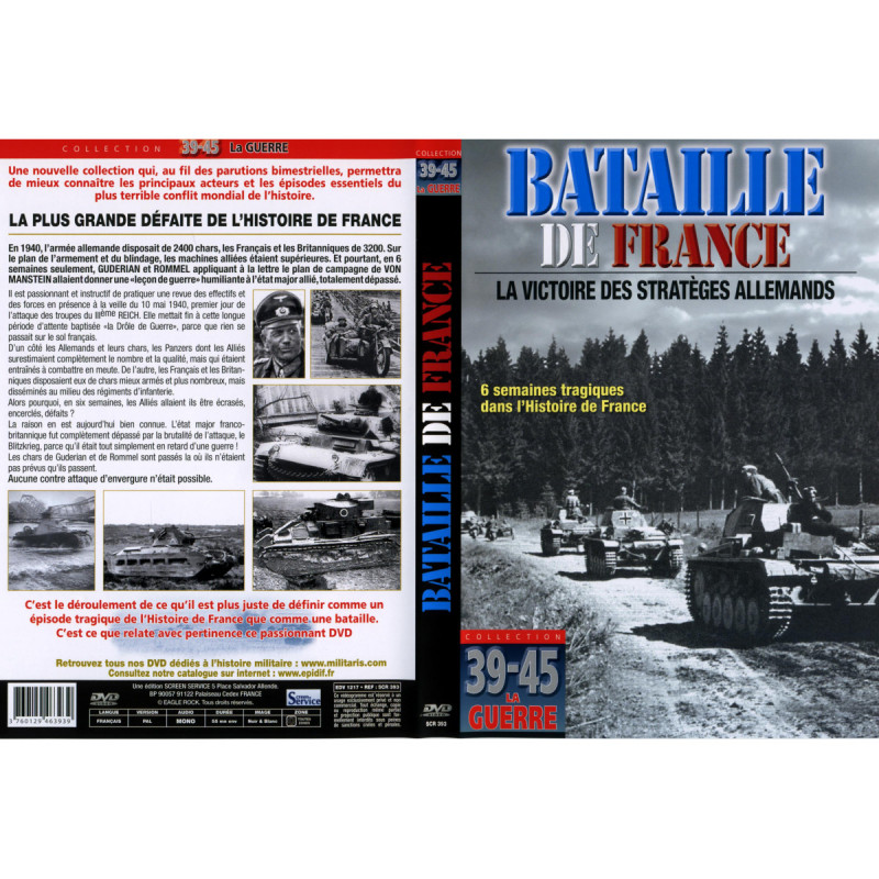 BATAILLE DE FRANCE - DVD