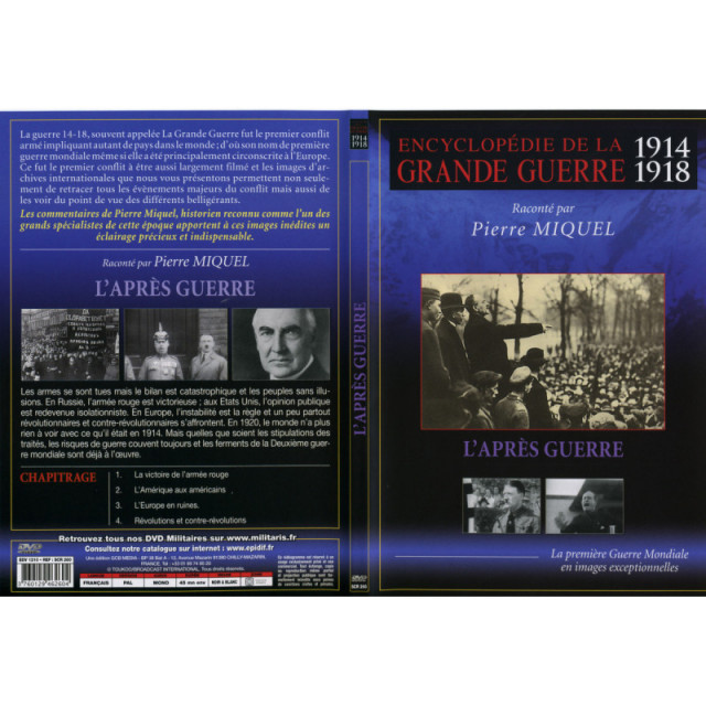 L'APRES GUERRE - GRANDE GUERRE V12 - Encyclopédie de la Grande Guerre 1914-1918 - DVD