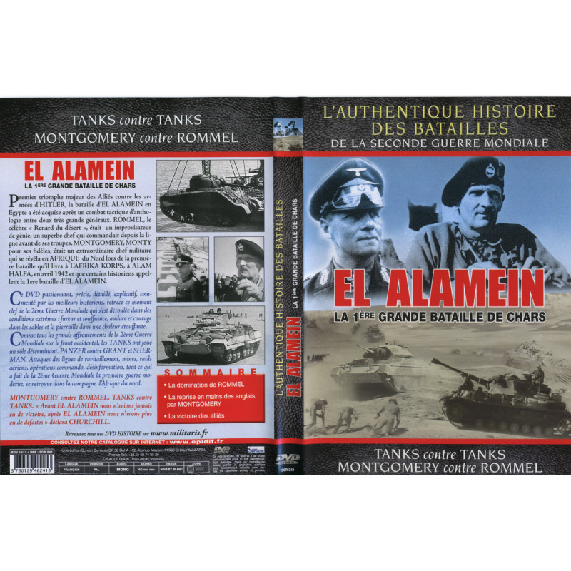 EL ALAMEIN - La 1ère grande bataille de chars -...