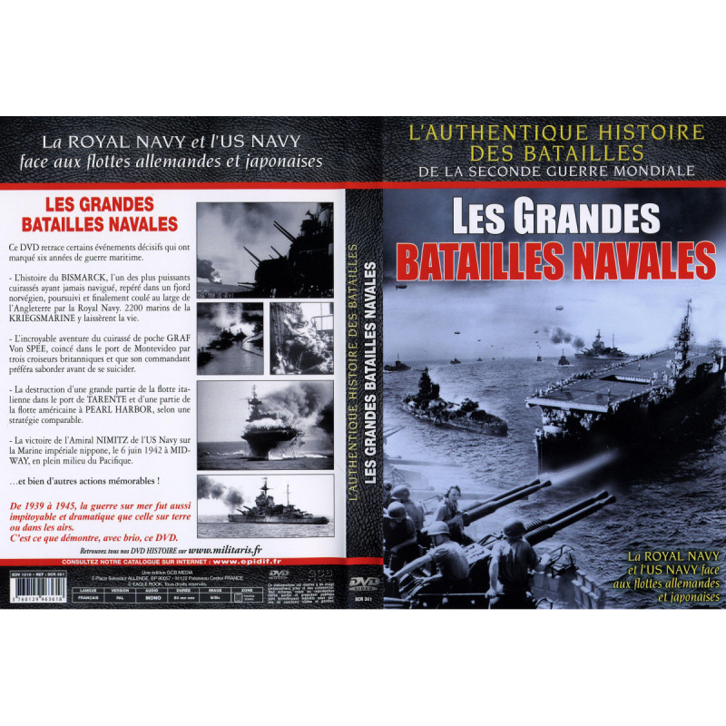 GRANDES BATAILLES NAVALES - DVD