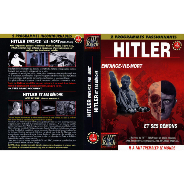 HITLER - Hitler Enfance vie mort - Hitler et ses démons - COFFRET 2 DVD