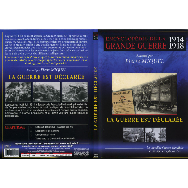 LA GUERRE EST DECLAREE - GRANDE GUERRE V1 -...