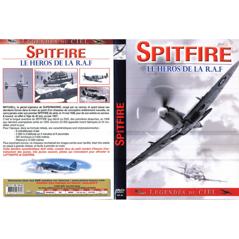 SPITFIRE - HEROS R.A.F : LEGENDES DU CIEL - DVD