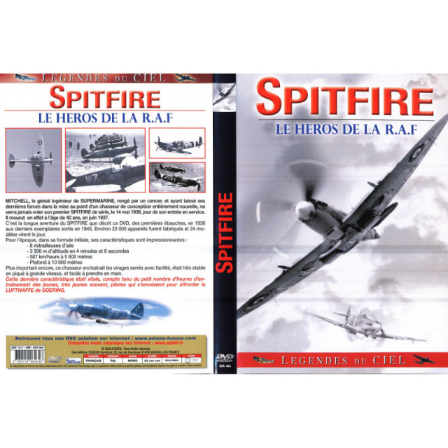 SPITFIRE - HEROS R.A.F : LEGENDES DU CIEL - DVD
