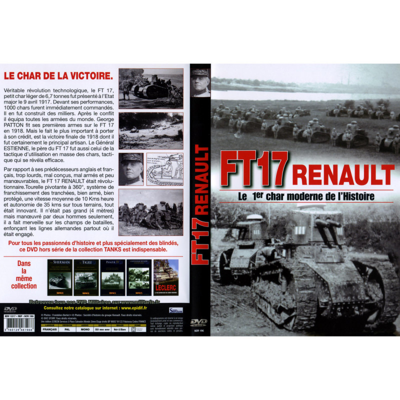 LE CHAR FT17 RENAULT : Le 1er char moderne de...