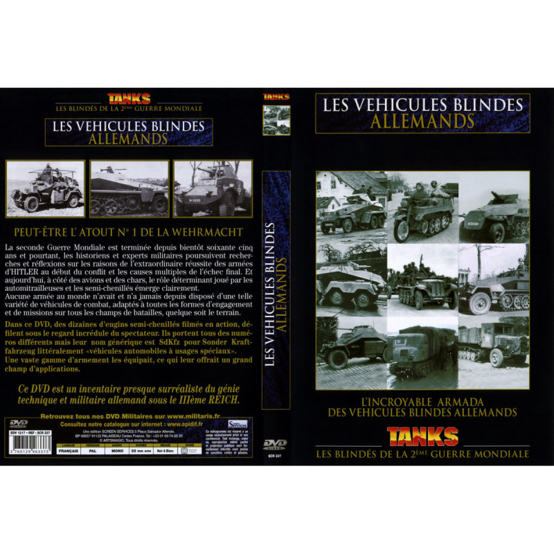 LES VEHICULES BLINDES ALLEMANDS - DVD