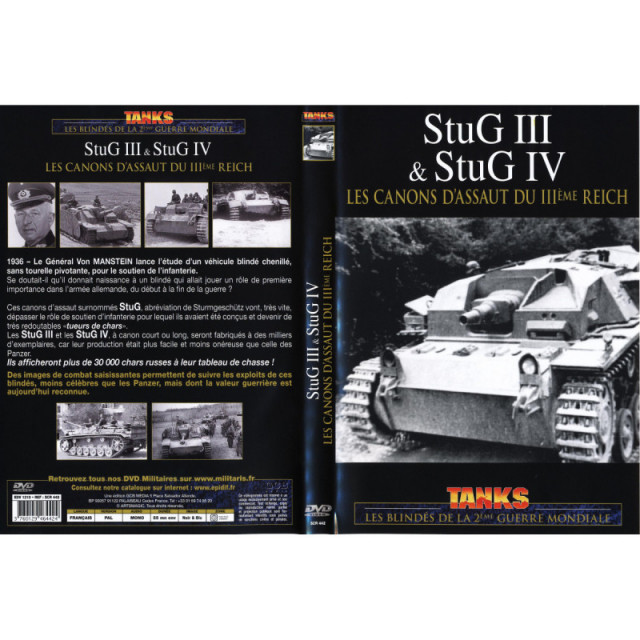 STUG III ET STUG IV - CANONS D ASSAUT DU IIIE REICH - DVD