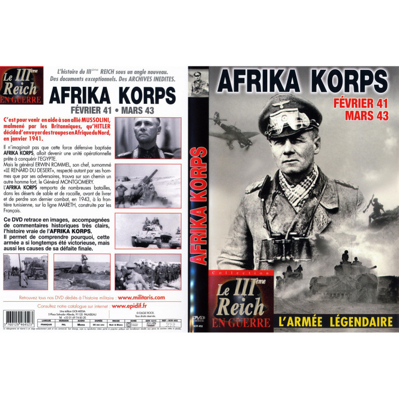 AFRIKA KORPS - FEVRIER 41-MARS 43 - DVD