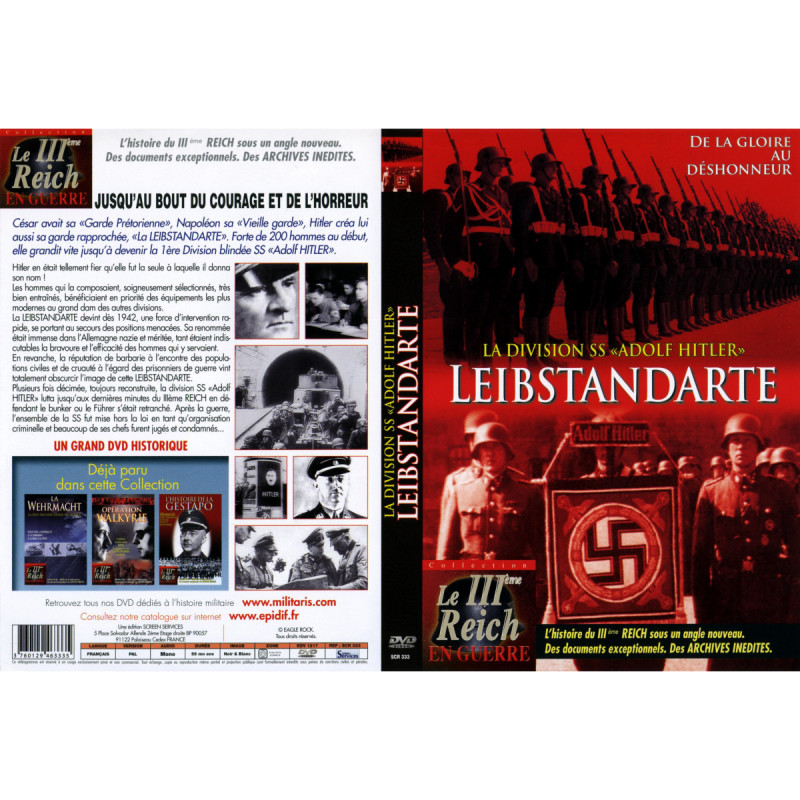 IIIEME REICH - LEIBSTANDARTE - DVD