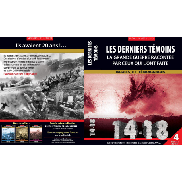 LES DERNIERS TEMOINS - LA GUERRE RACONTEE PAR CEUX QUI L'ONT FAITE - 3 DVD