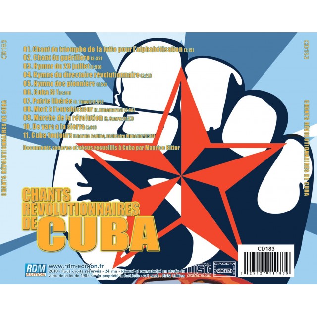 Chants révolutionnaires de Cuba - CD