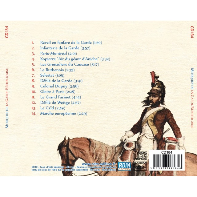 Musique de la Garde Républicaine - CD
