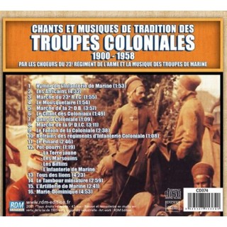 Chants et musiques de tradition des troupes coloniales... 2