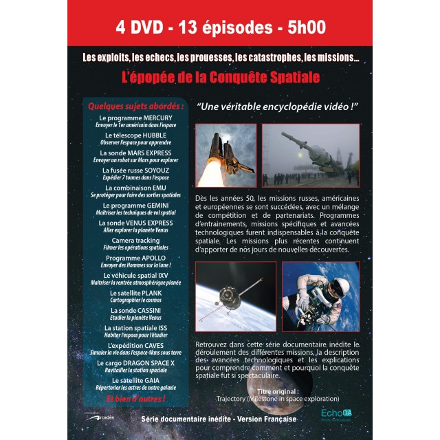 Histoire de la conquête spatiale 4 DVD