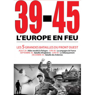 COFFRET 39-45 L'EUROPE EN FEU - Les 5 grandes Batailles...